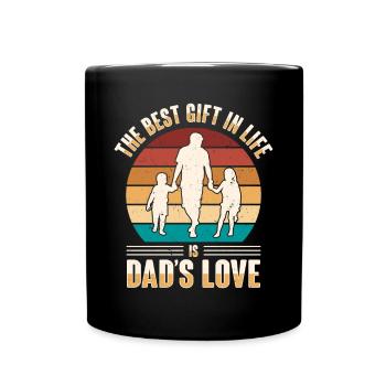 Le meilleur père de tous les temps. Paternité-papa-papa, - Mug uni - noir - Devant