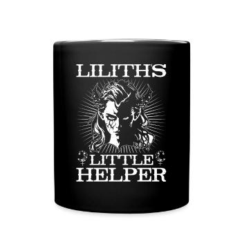 Lilith, Demon, Gothic, Mythology, Folklore, - Full Colour Mug - black - Front