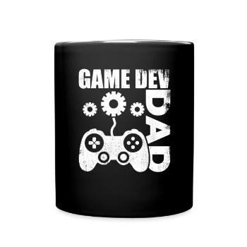 Game Developer Dad - Full Colour Mug - black - Front