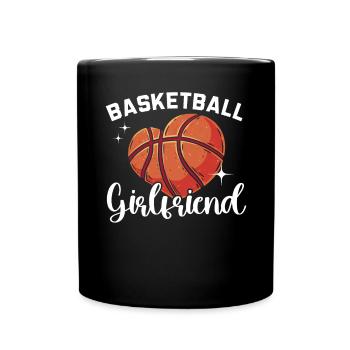 Basketball Girlfriend Love Couple Relationship - Mug uni - noir - Devant
