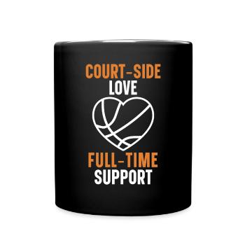 Basketball Girlfriend Love Couple Relationship - Mug uni - noir - Devant