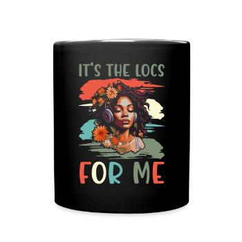 C’est The Locs For Me - Afro Hair Black American - Mug uni - noir - Devant