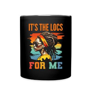 C’est The Locs For Me - Afro Hair Black American - Mug uni - noir - Devant