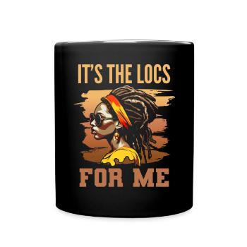 C’est The Locs For Me - Afro Hair Black American - Mug uni - noir - Devant
