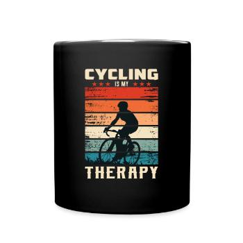 Road Bike Road Cyclist Cycling Cycling Race - Full Colour Mug - black - Front