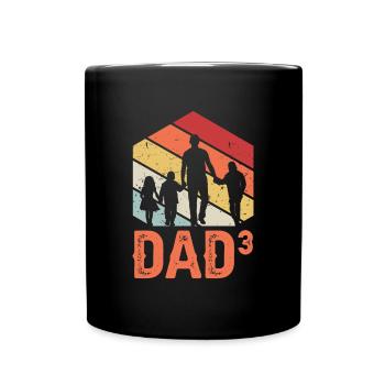 Papa Élevé 3 - Mug uni - noir - Devant