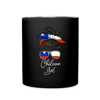 Chile - Tasse einfarbig - Schwarz - Vorne