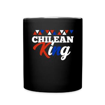 Chile - Tasse einfarbig - Schwarz - Vorne
