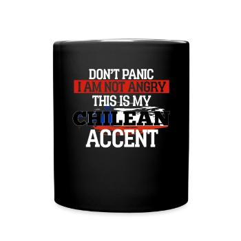 Chile - Tasse einfarbig - Schwarz - Vorne