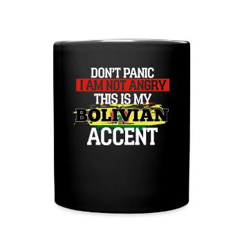 Bolivie - Mug uni - noir - Devant