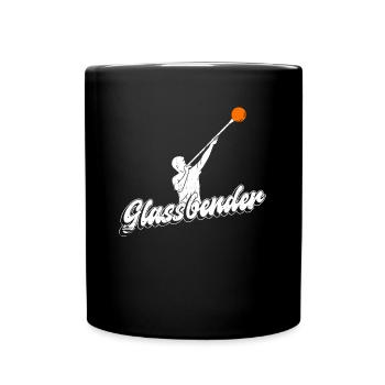 Glasbender - Glassblower Glassblowers - Full Colour Mug - black - Front