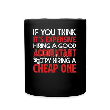 Accountant Good Accountant - Full Colour Mug - black - Front