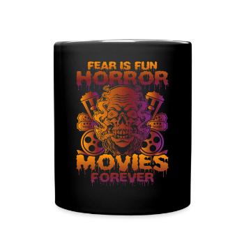 Festival du film d’horreur zombie + Halloween - Mug uni - noir - Devant