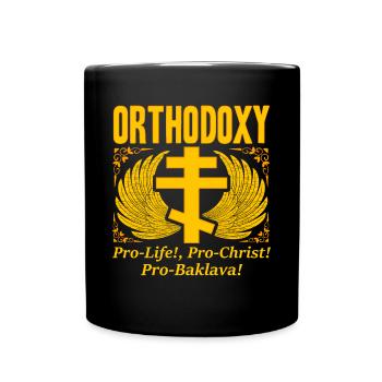 Orthodoxe - Tasse einfarbig - Schwarz - Vorne