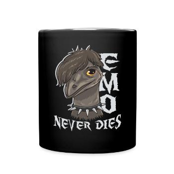 Emo Boy Emo Girl Emu Bird Emocore Punk Ästhetik - Tasse einfarbig - Schwarz - Vorne