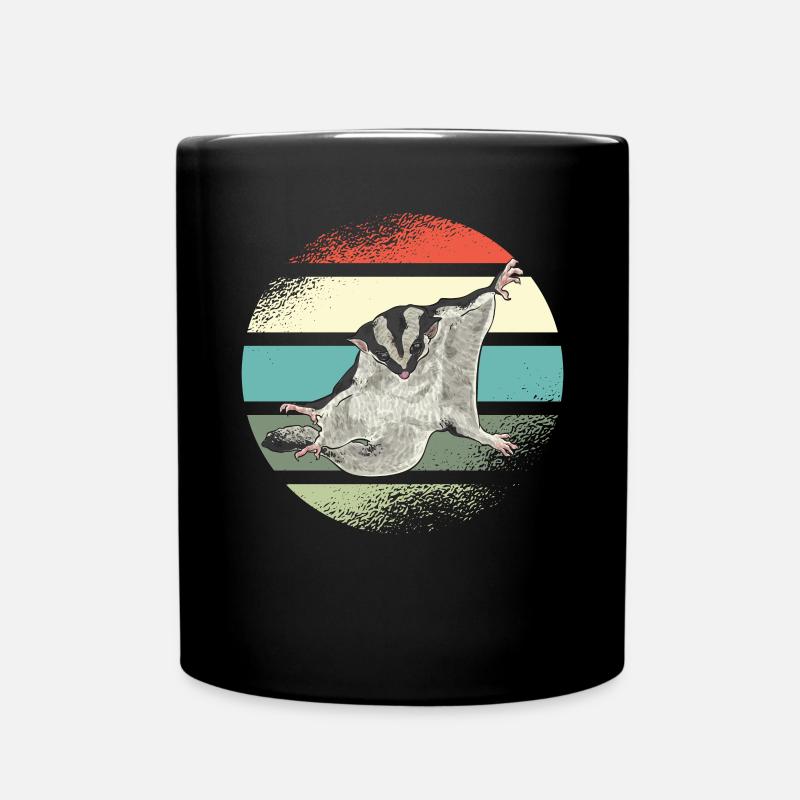 Kurzkopfgleitbeutler Sugar Glider - Tasse einfarbig - Schwarz