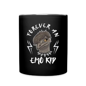 Emo Boy Emo Girl Emu Bird Emocore Punk Ästhetik - Tasse einfarbig - Schwarz - Vorne