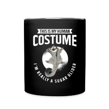 Short-headed glider Sugar Glider - Full Colour Mug - black - Front