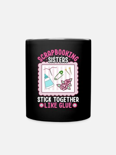 Scrapbooker - Tasse einfarbig - Schwarz