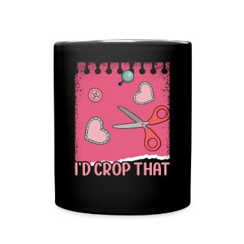 Scrapbooking Scrapbooker - Tasse einfarbig - Schwarz - Vorne