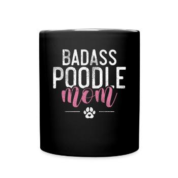 Poodle Gifts - Tasse einfarbig - Schwarz - Vorne