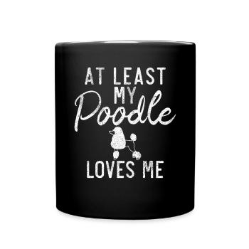 Cadeaux Caniche - Mug uni - noir - Devant