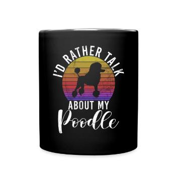 Poodle Gifts - Tasse einfarbig - Schwarz - Vorne