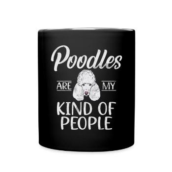 Poodle Gifts - Tasse einfarbig - Schwarz - Vorne