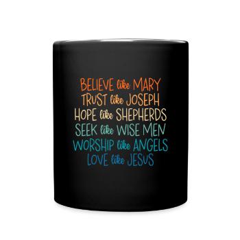 Juneteenth Celebrating Black Freedom 1865 African - Full Colour Mug - black - Front