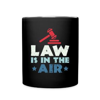 Le droit est dans l’air - Law Lawyer Lawyers - Mug uni - noir - Devant