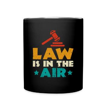 Le droit est dans l’air - Law Lawyer Lawyers - Mug uni - noir - Devant