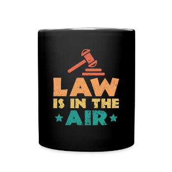 Le droit est dans l’air - Law Lawyer Lawyers - Mug uni - noir - Devant
