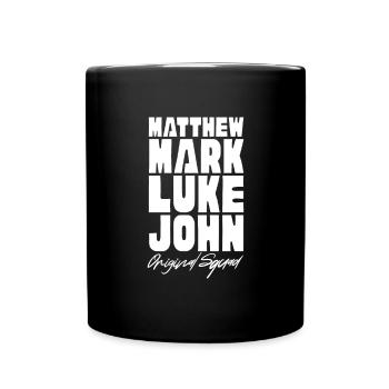 Bible Bible Versets chrétiens Don de Jésus - Mug uni - noir - Devant