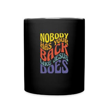 Bible Bible Versets chrétiens Don de Jésus - Mug uni - noir - Devant