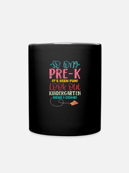 Kindergarten - Tasse einfarbig - Schwarz