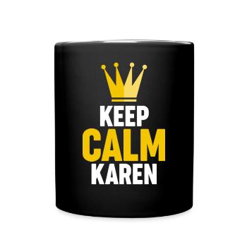 Restez calme Karen Meme Sassy - Mug uni - noir - Devant