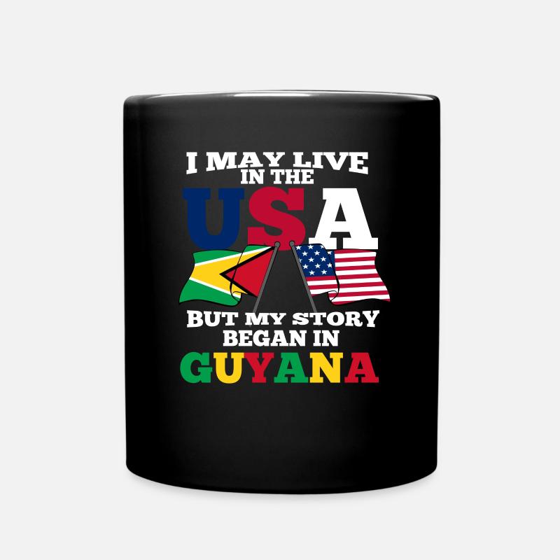 Guyana - Mug uni - noir