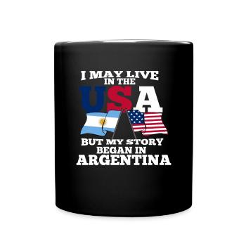 Argentina - Full Colour Mug - black - Front