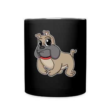 French Bulldog Dog Breed Dog Dogs - Full Colour Mug - black - Front