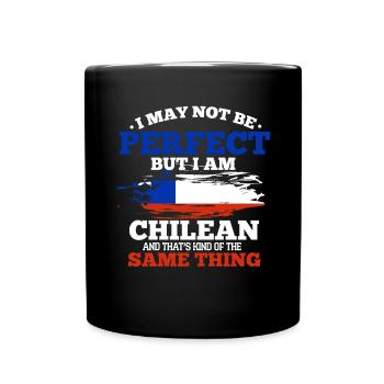 Chile - Tasse einfarbig - Schwarz - Vorne