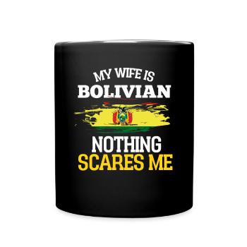 Bolivie - Mug uni - noir - Devant