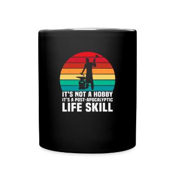 Blacksmith Funny Forge Hammer Workwear Blacksmith - Full Colour Mug - black - Front