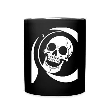 Horreur Crâne Crâne Art Crâne Gothique Heavy Metal - Mug uni - noir - Devant