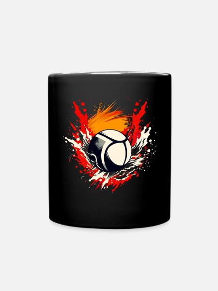 Volley-ball - Mug uni - noir
