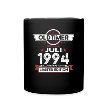 29th Birthday Man Oldtimer July Year 1994 - Full Colour Mug - black - Front