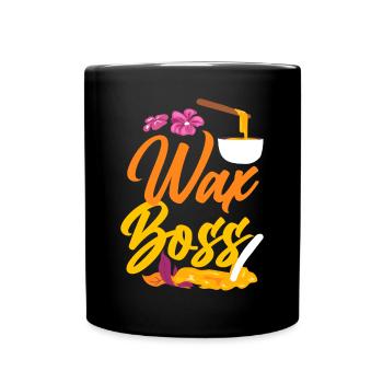 Cute Esthetician Skincare - Full Colour Mug - black - Front
