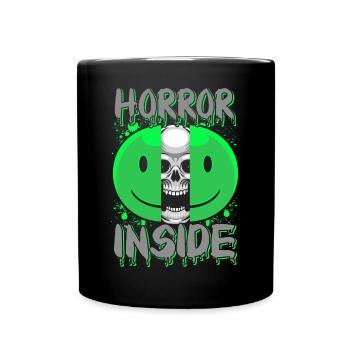 Festival du film d’horreur zombie + Halloween - Mug uni - noir - Devant