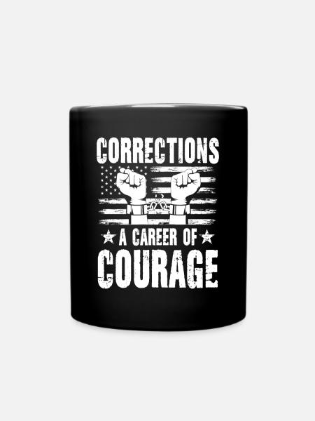 Corrections A Career Of Courage - Tasse einfarbig - Schwarz