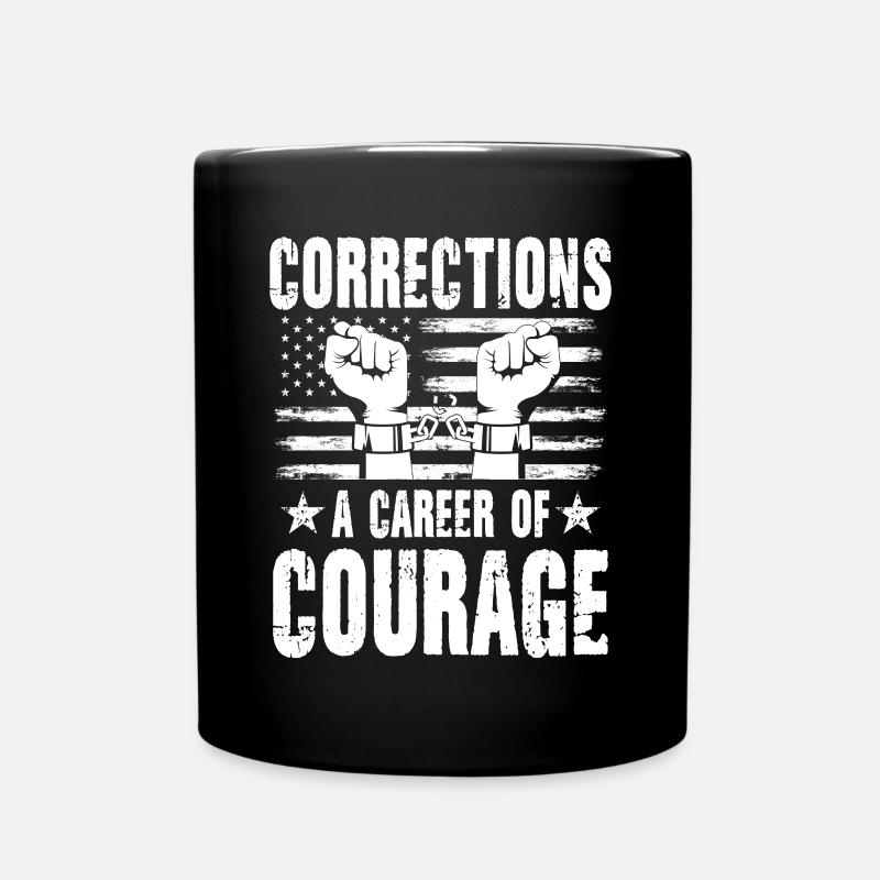 Corrections A Career Of Courage - Tasse einfarbig - Schwarz