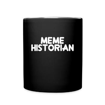 Historien des mèmes - Mug uni - noir - Devant